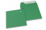 Koperty papierowe kolorowe - ciemnozielone, 160 x 160 mm | PIT Packaging.pl | Krainakopert