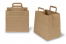 Papierowe torby z płaskim uchwytem - brązowy, 260 x 175 x 245 mm | PIT Packaging.pl | Krainakopert