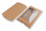 Pudełka typu poduszka brązowe - 162 x 229 mm - z okienkiem 120 x 180 mm | PIT Packaging.pl | Krainakopert