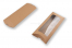 Pudełka typu poduszka brązowe  - 110 x 220 mm - z okienkiem 70 x 180 mm | PIT Packaging.pl | Krainakopert
