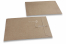 Koperty z guzikami - 229 x 324 mm, brązowy papier pakowy | PIT Packaging.pl | Krainakopert