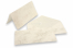 Marmurkowe koperty (110 x 220 mm) i kartek (105 x 210 mm) - brązowy marmur, bez wyściółką wewnętrzną | PIT Packaging.pl | Krainakopert
