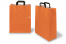 Papierowe torby z płaskim uchwytem - pomarańczowy, 320 x 140 x 420 mm | PIT Packaging.pl | Krainakopert