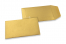 Torebki papierowe kolorowe - złoty, 65 x 105 mm | PIT Packaging.pl | Krainakopert