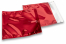 Koperty foliowe metalizowane czerwony - 220 x 220 mm | PIT Packaging.pl | Krainakopert