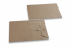 Koperty z guzikami - 162 x 229 mm, brązowy papier pakowy | PIT Packaging.pl | Krainakopert