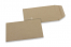 Torebki papierowe kolorowe - brązowy papier Kraft, 65 x 105 mm | PIT Packaging.pl | Krainakopert