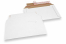 Koperty z tektury falistej biały - 190 x 275 mm | PIT Packaging.pl | Krainakopert
