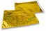 Koperty foliowe metalizowane holograficzny złoty - 229 x 324 mm | PIT Packaging.pl | Krainakopert