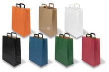Papierowe torby z płaskim uchwytem | PIT Packaging.pl | Krainakopert