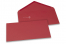 Kolorowe koperty na życzenia - ciemnoczerwony, 110 x 220 mm | PIT Packaging.pl | Krainakopert