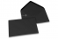 Kolorowe koperty na życzenia - czarny, 125 x 175 mm | PIT Packaging.pl | Krainakopert