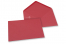 Kolorowe koperty na życzenia - czerwony, 133 x 184 mm | PIT Packaging.pl | Krainakopert