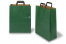Papierowe torby z płaskim uchwytem - zielony, 320 x 140 x 420 mm | PIT Packaging.pl | Krainakopert
