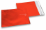 Koperty foliowe metalizowane matowe czerwone - 165 x 165 mm | PIT Packaging.pl | Krainakopert