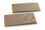 Koperty z guzikami - 110 x 220 x 25 mm, brązowy papier pakowy | PIT Packaging.pl | Krainakopert