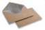 Koperty z papieru kraft z wyściółką 114 x 162 (C6) - srebrny | PIT Packaging.pl | Krainakopert