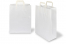 Papierowe torby z płaskim uchwytem - biały, 320 x 140 x 420 mm | PIT Packaging.pl | Krainakopert