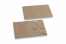 Koperty z guzikami - 114 x 162 mm, brązowy papier pakowy | PIT Packaging.pl | Krainakopert