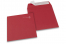 Koperty papierowe kolorowe - ciemnoczerwone, 160 x 160 mm  | PIT Packaging.pl | Krainakopert