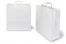 Papierowe torby z płaskim uchwytem - biały, 450 x 170 x 420 mm | PIT Packaging.pl | Krainakopert