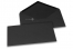 Kolorowe koperty na życzenia - czarny, 110 x 220 mm | PIT Packaging.pl | Krainakopert