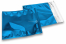 Koperty foliowe metalizowane niebieski - 220 x 220 mm | PIT Packaging.pl | Krainakopert
