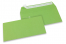 Koperty papierowe kolorowe - jasnozielone, 110 x 220 mm | PIT Packaging.pl | Krainakopert