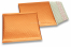 Koperty bąbelkowe ECO metalizowane - pomarańczowy 165 x 165 mm | PIT Packaging.pl | Krainakopert