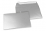 Koperty papierowe kolorowe - srebrne metalizowany, 114 x 162 mm | PIT Packaging.pl | Krainakopert
