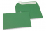 Koperty papierowe kolorowe - ciemnozielone, 114 x 162 mm | PIT Packaging.pl | Krainakopert