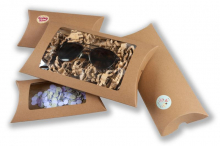 Pudełka typu poduszka brązowe | PIT Packaging.pl | Krainakopert