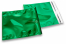 Koperty foliowe metalizowane zielony - 165 x 165 mm | PIT Packaging.pl | Krainakopert