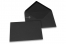 Kolorowe koperty na życzenia - czarny, 114 x 162 mm | PIT Packaging.pl | Krainakopert