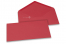 Kolorowe koperty na życzenia - czerwony, 110 x 220 mm | PIT Packaging.pl | Krainakopert
