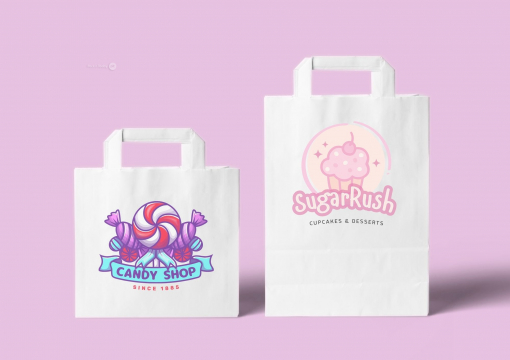 Papierowe torby z płaskim uchwytem | PIT Packaging.pl | Krainakopert