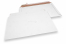 Koperty z tektury falistej biały - 320 x 485 mm | PIT Packaging.pl | Krainakopert