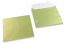 Koperty perłowe limonkowe - 155 x 155 mm | PIT Packaging.pl | Krainakopert