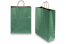 Papierowe torby ze skręcanym uchwytem - ciemnozielony metalizowany, 320 x 120 x 410 mm, 100 g | PIT Packaging.pl | Krainakopert