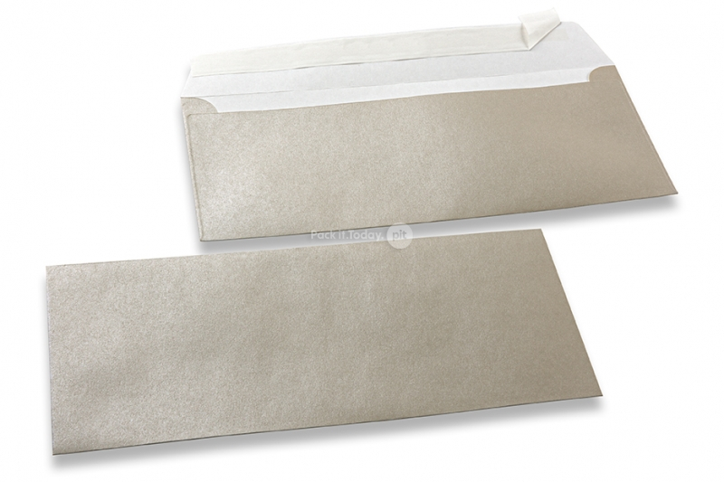Koperty perłowe srebrne - 110 x 220 mm