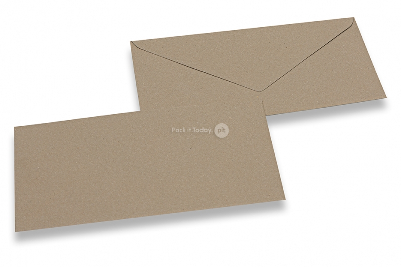 Koperty z papieru z recyklingu - 110 x 220 mm