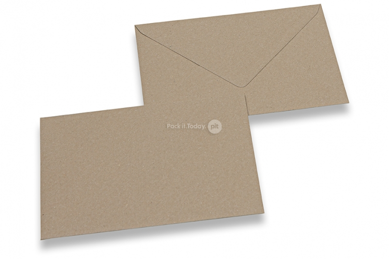 Koperty z papieru z recyklingu - 114 x 162 mm