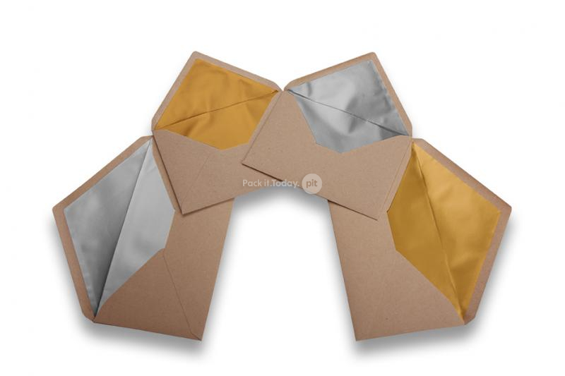 Koperty z papieru kraft z wyściółką