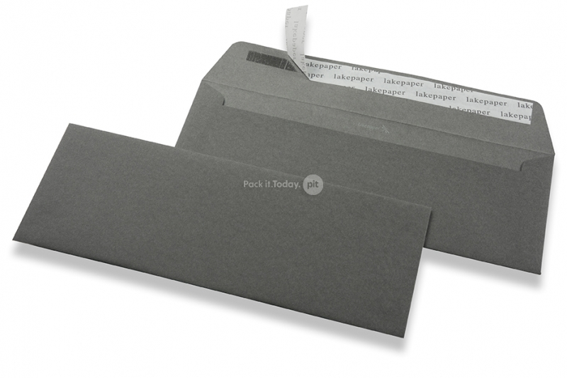 Koperty z kolekcji Gmund Lakepaper The Kiss - antracyt: Neck