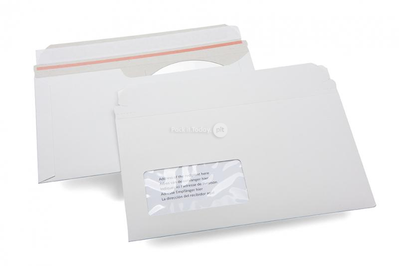 Kartonowe koperty z kieszenią na płytę CD/DVD - koperta na CD/DVD z okienkiem