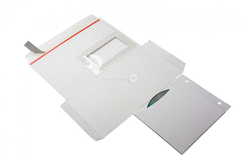 Kartonowe koperty z kieszenią na płytę CD/DVD - rozłożone (zdjęcie 1 z 4)