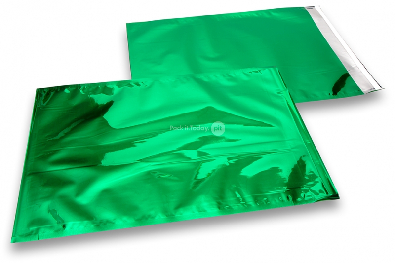 Koperty foliowe metalizowane zielony - 229 x 324 mm
