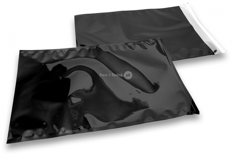 Koperty foliowe metalizowane czarny - 229 x 324 mm