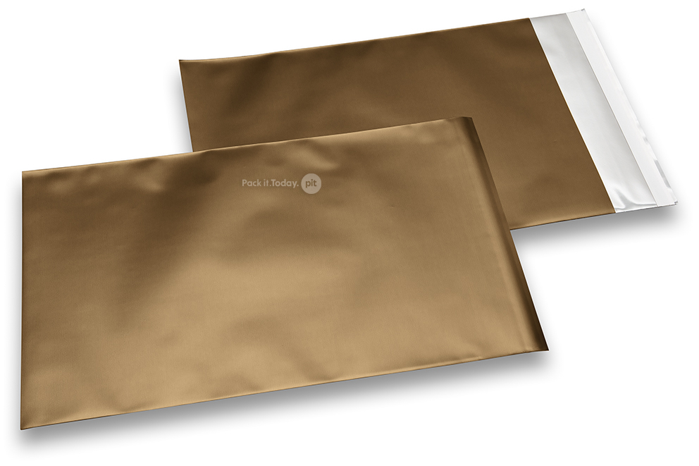 Koperty foliowe metalizowane matowe złote - 180 x 250 mm