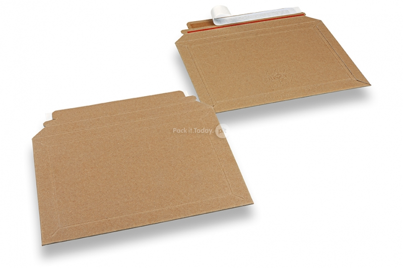 Brązowe koperty kartonowe - 180 x 234 mm